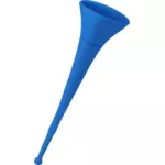 Vector bildet av moderne plast vuvuzela