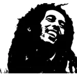 Bob Marley porträtt vektorbild