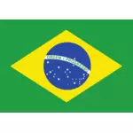 Bendera Brasil vektor gambar