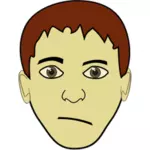 Imagini de vector băiat cu părul maro