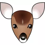 Imagem de cabeça dos desenhos animados do cervo