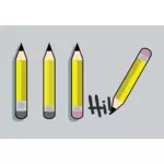 أربعة أقلام رصاص