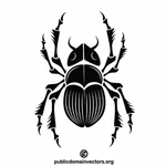 Bug silhouet clip art