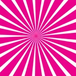 Violette Sonnenstrahlen Vektor-Hintergrund