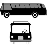 Gambar vektor bus simbol
