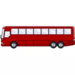 Gambar vektor bus wisata