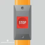 Stop buton într-un autobuz