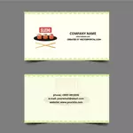 Дизайн визитной карточки для ресторанов