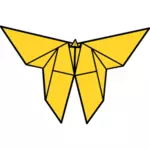 Origami perhonen vektori kuva