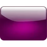 Lesklý fialový čtvercové tlačítko Vektorová grafika