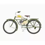 Vintage cykel med motor