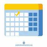 Calendar icon clip art