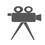 Film camera vector afbeelding