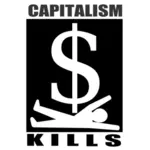 Anti-kapitalisme vektorgrafikk