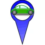 Grafika wektorowa ikonę nawigacji
