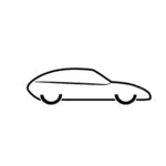 Eenvoudige auto schets