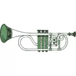 Sarjakuva trumpetti