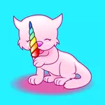 Kucing dan es krim