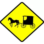 Amish golfbiler forsiktig