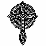 Graphismes celtiques de symbole de noeud