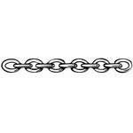Metal chain clip art