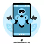 Chatbot in een smartphone