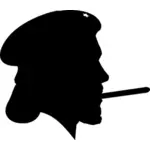 Che Guevara's silhouette