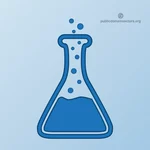 Icono de vector de laboratorio químico