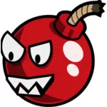 Cherry Bomb fienden vektorbild
