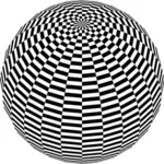 Esfera cubierta de patrón