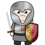 Cartoon knight image