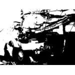 Автомобиль скопления векторное изображение