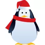 Vánoční tučňák vektor