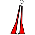 Vann bøye vector illustrasjon