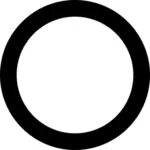 Черный круг изображения