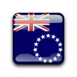 Cook Island Flagge Vektor