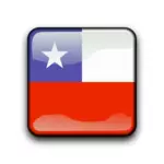 Chile vektor vlajka tlačítko