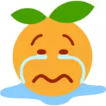 Emoji qui pleure