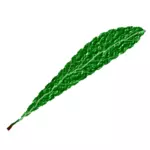 Green leaf, textured