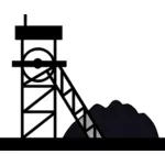 Symbol kopalni węgla