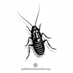 Cockroach vector clip art