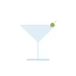 Cocktail oliivin kanssa
