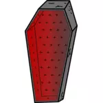 Coffin vector image