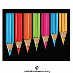 Renkli boya kalemleri