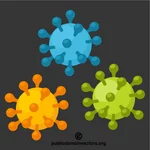 Virus colorés