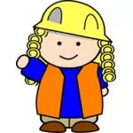 Imagem do garoto de construção
