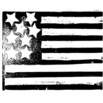 Americká vlajka vektorový obrázek