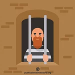 Convict in jail