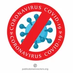Coronavirus-Zeichen