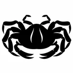 Silhouette de crabe